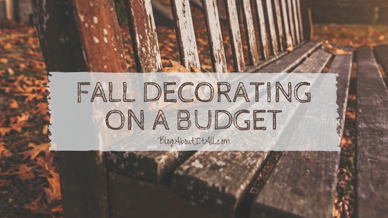 fall decorating ideas on a budget